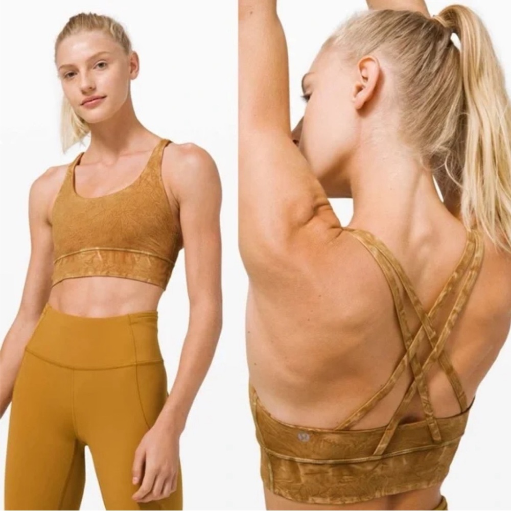Lululemon Energy Yellow ice dyed bronze